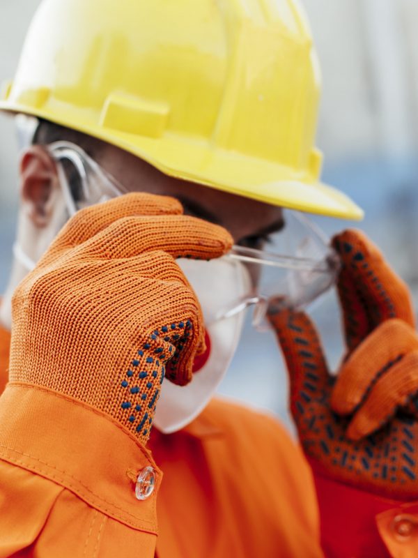 worker-uniform-with-hard-hat-protective-glasses worker-uniform-with-hard-hat-protective-glasses